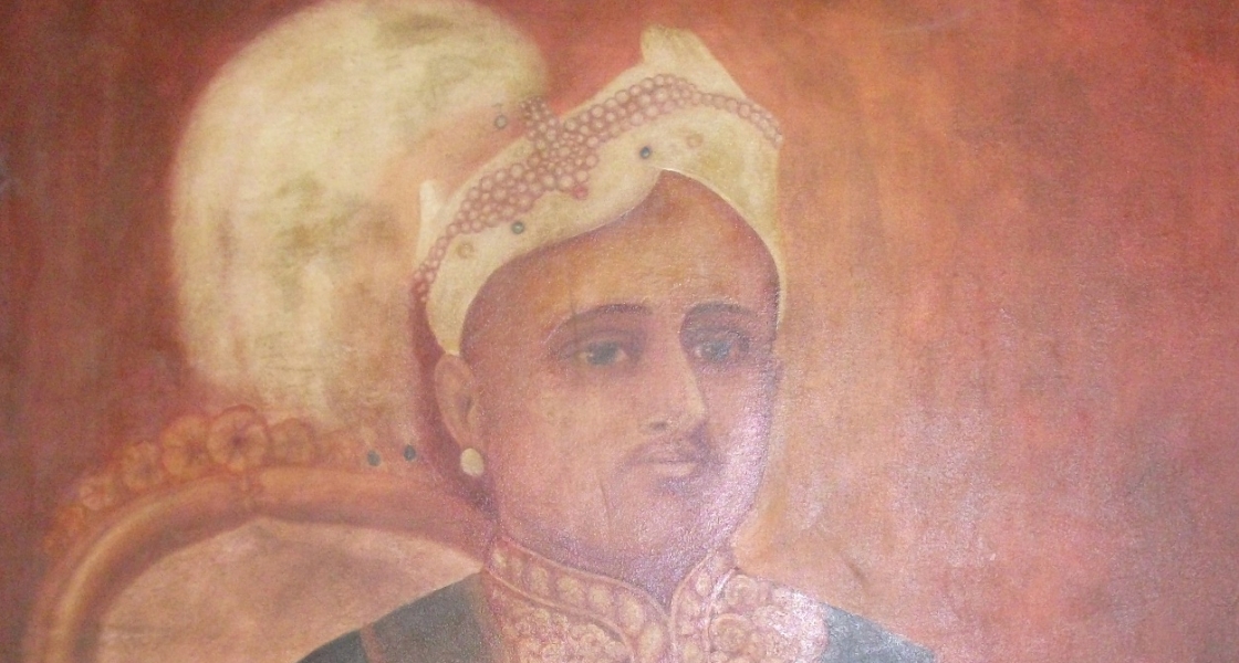 “Sri Mulam Thirunal”(King of Travancore State)       Oil Painting on canvas.