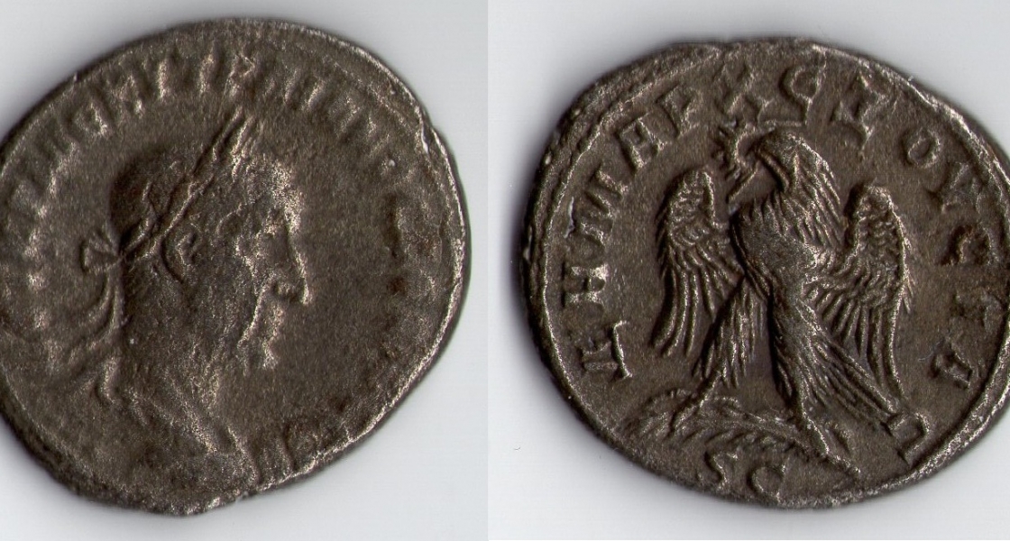 ROMAN EMPIRE TRAJAN DECIUS SILVER TETRADRACHM AD 249-251.