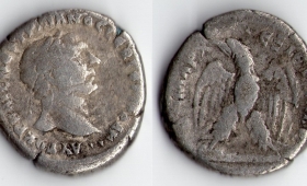 ROMAN EMPIRE TRAJAN SILVER TETRADRACHM 98-117 AD.
