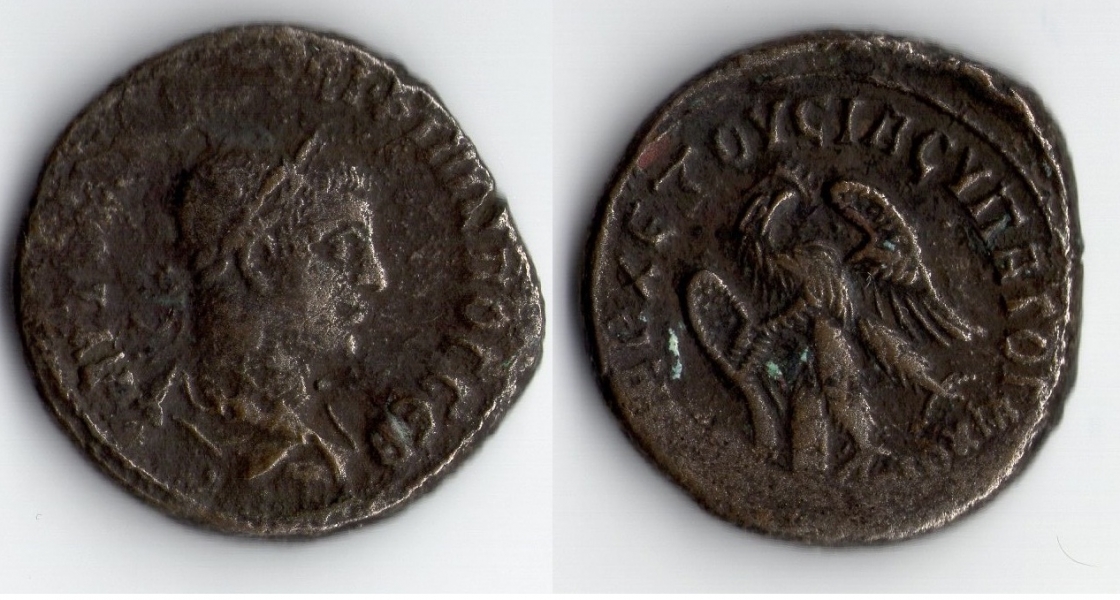 ROMAN EMPIRE GORDIAN III SILVER TETRADRACHM AD 240.